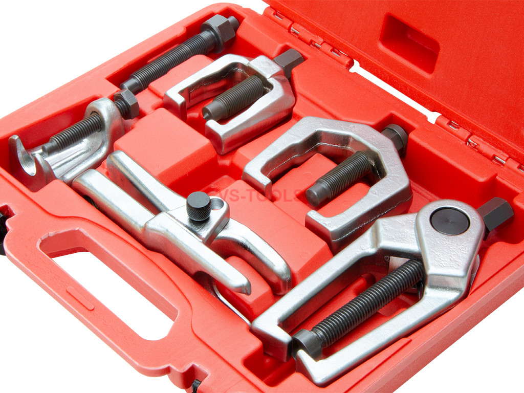 5pcs Front End Service Tool Set Separate Pitman Arm Tie Rod End Puller